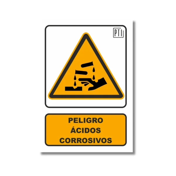 PELIGRO ÁCIDOS CORROSIVOS