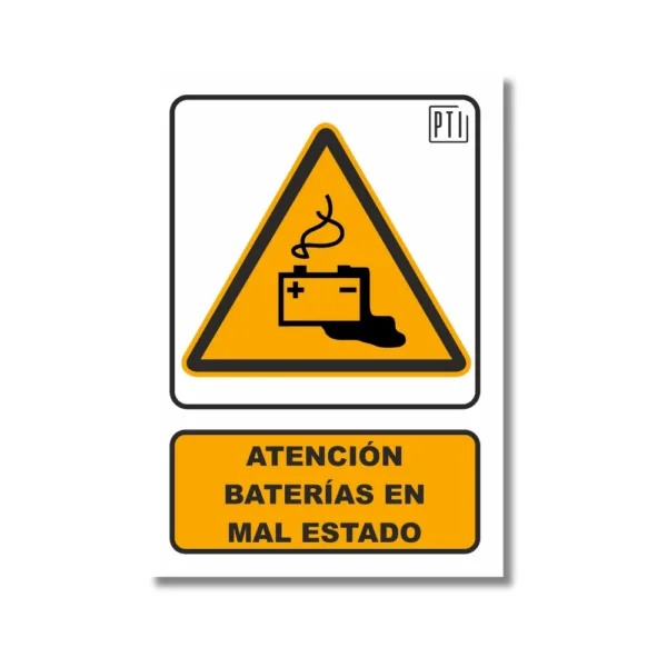 ATENCIÓN BATERÍAS EN MAL ESTADO