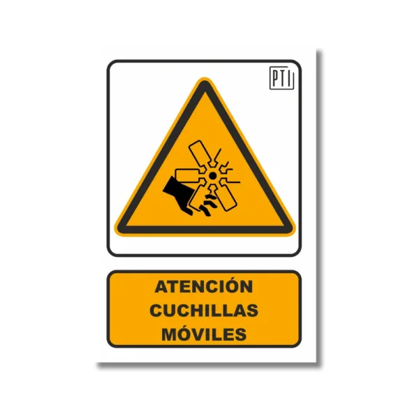 ATENCIÓN CUCHILLAS MÓVILES