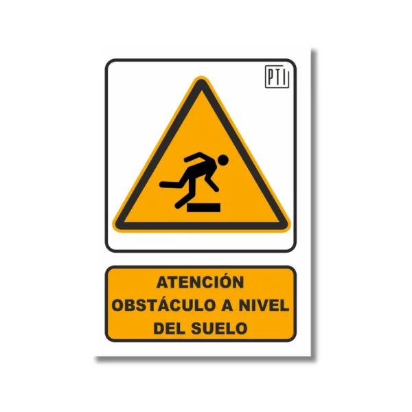 ATENCIÓN OBSTÁCULO A NIVEL DEL SUELO