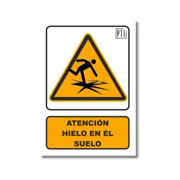 ATENCIÓN HIELO EN EL SUELO