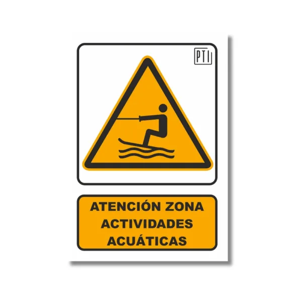 ATENCIÓN ZONA DE ACTIVIDADES ACUÁTICAS