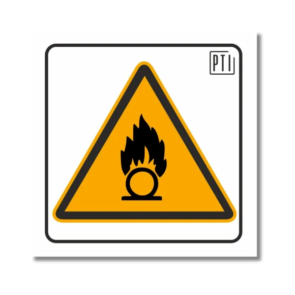 PELIGRO MATERIAL COMBURENTE