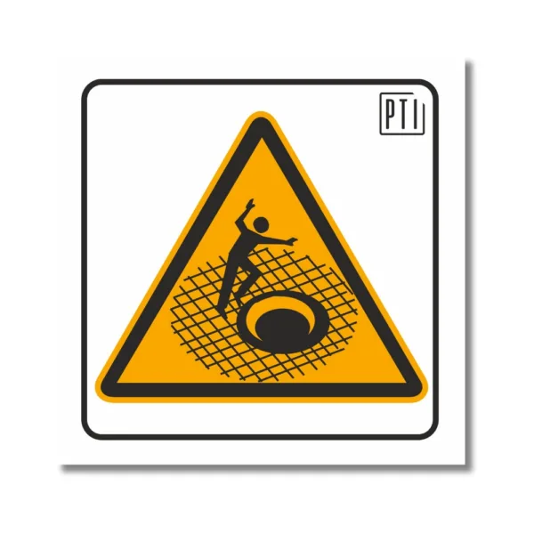 PELIGRO DE CAÍDA A POZO ABIERTO