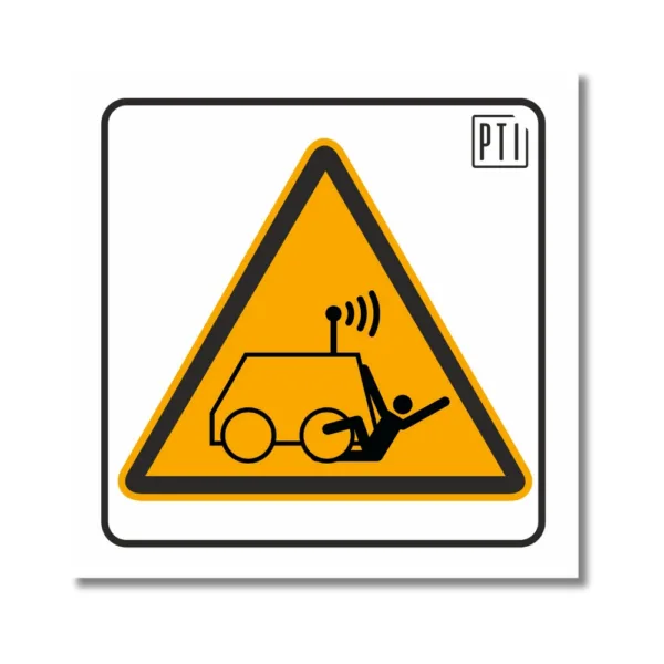 ATENCIÓN MÁQUINA TRABAJANDO POR CONTROL REMOTO