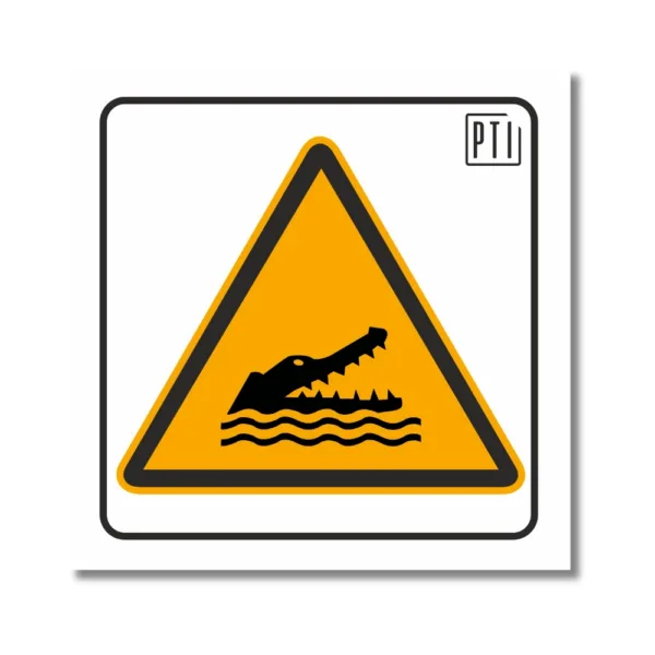 ATENCIÓN PELIGRO POR COCODRILOS