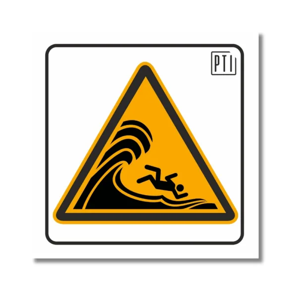 ATENCIÓN PELIGRO POR FUERTE OLEAJE