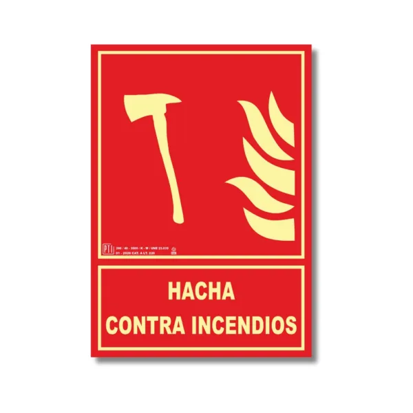 HACHA CONTRA INCENDIOS