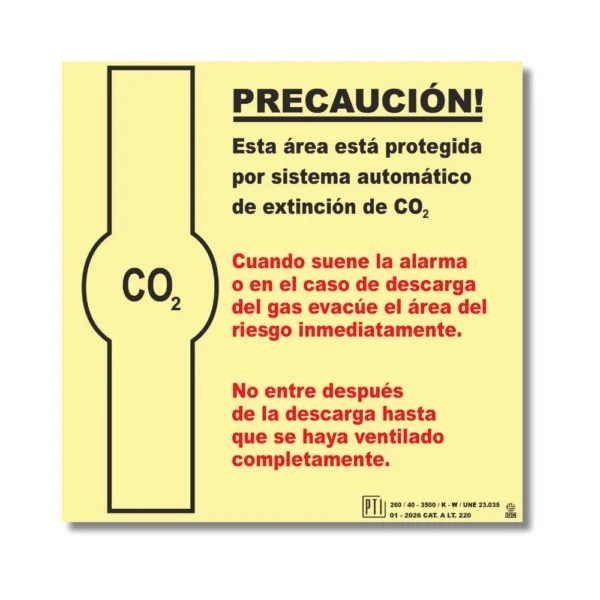 ÁREA EXTINCIÓN AUTOMÁTICA DE CO₂