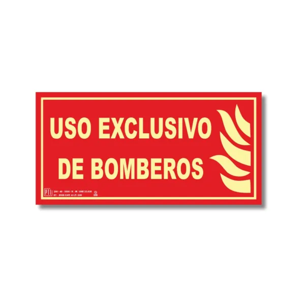 USO EXCLUSIVO DE BOMBEROS