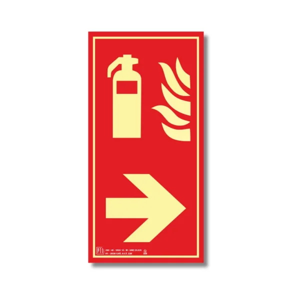 EXTINTOR FLECHA DERECHA