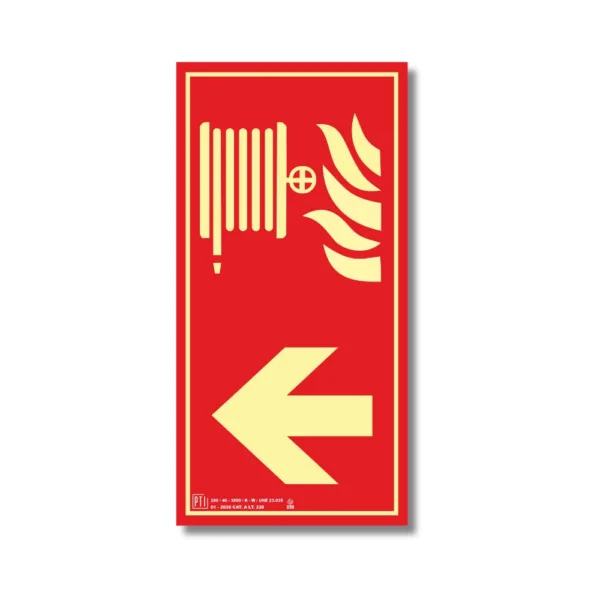 BOCA DE INDENDIO FLECHA IZQUIERDA