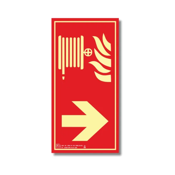 BOCA DE INCENDIO FLECHA DERECHA