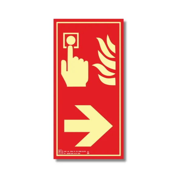 PULSADOR DE ALARMA FLECHA DERECHA