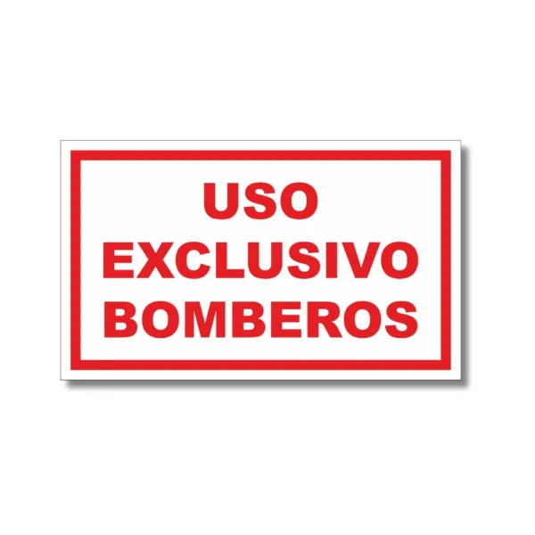 USO EXCLUSIVO BOMBEROS