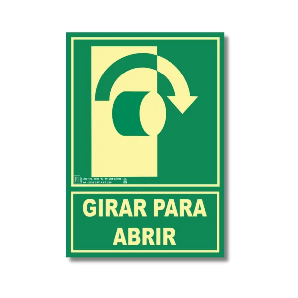 GIRAR PARA ABRIR DERECHA