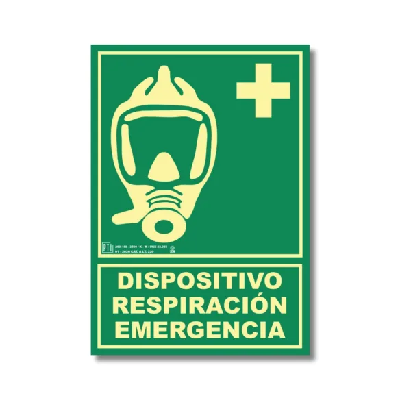DISPOSITIVO RESPIRACIÓN DE EMERGENCIA