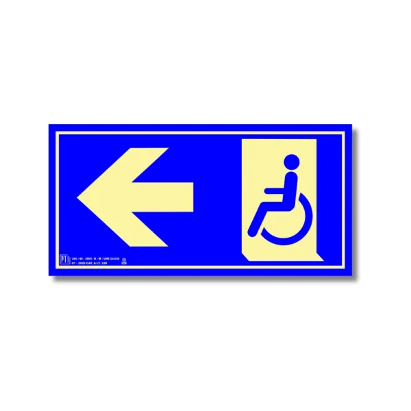 DIRECCIÓN ESPACIO ACCESIBLE IZQUIERDA