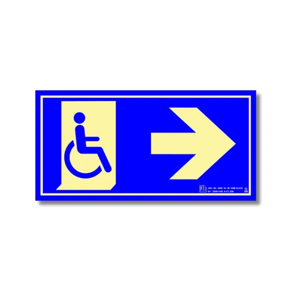 DIRECCIÓN ESPACIO ACCESIBLE DERECHA