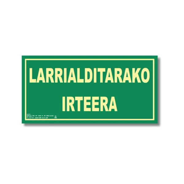 LARRIALDITARAKO IRTEERA