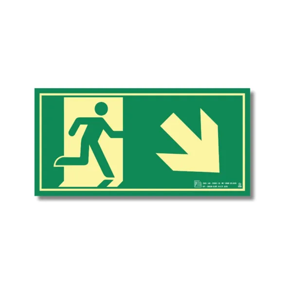 SALIDA EMERGENCIA BAJADA DERECHA