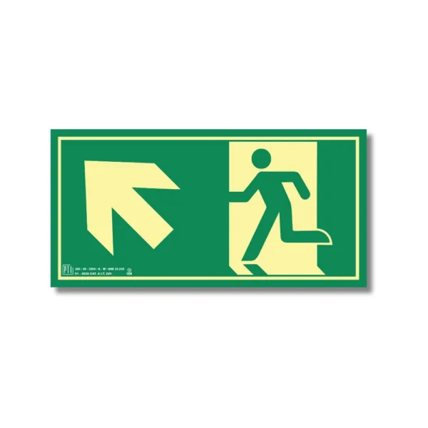 SALIDA EMERGENCIA SUBIDA IZQUIERDA