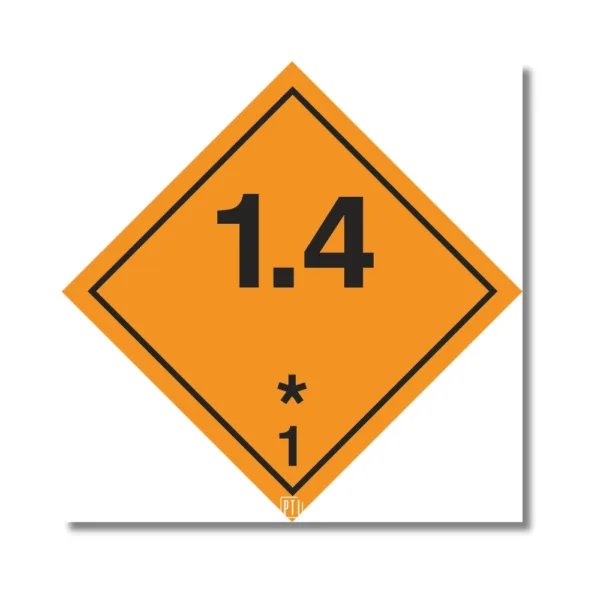 ADR CLASE 1 1.4 MATERIAS Y OBJETOS QUE SOLO PRESENTAN UN PEQUEÑO RIESGO DE EXPLOSIÓN