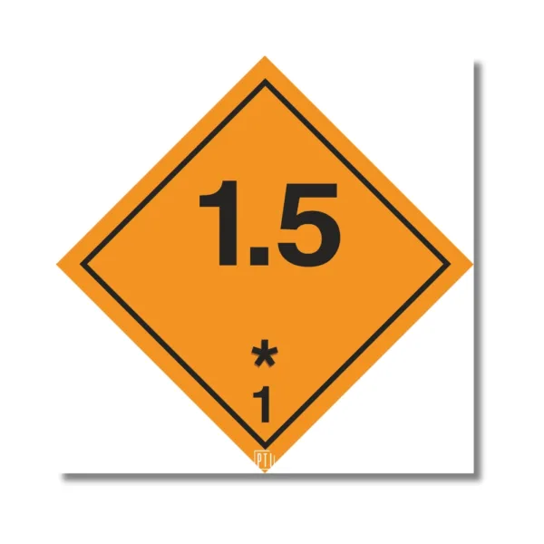 ADR CLASE 1 1.5 MATERIAS MUY POCO SENSIBLES QUE PRESENTAN UN RIESGO DE EXPLOSIÓN EN MASA