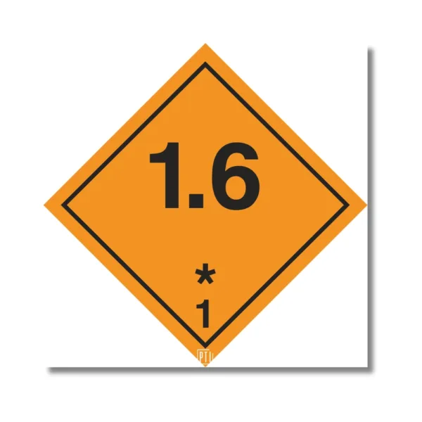 ADR CLASE 1 1.6 OBJETOS EXTREMADAMENTE POCO SENSIBLES QUE NO SUPONGAN RIESGO DE EXPLOSIÓN EN MASA