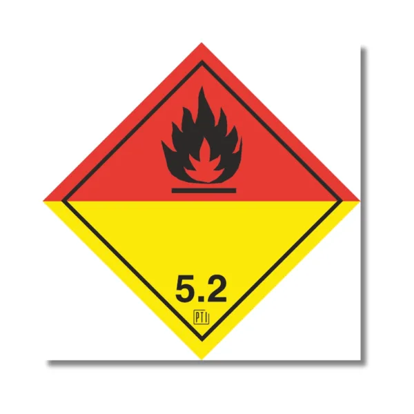 ADR CLASE 5.2 PERÓXIDOS ORGÁNICOS NEGRO