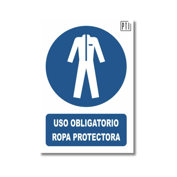 USO OBLIGATORIO ROPA PROTECTORA