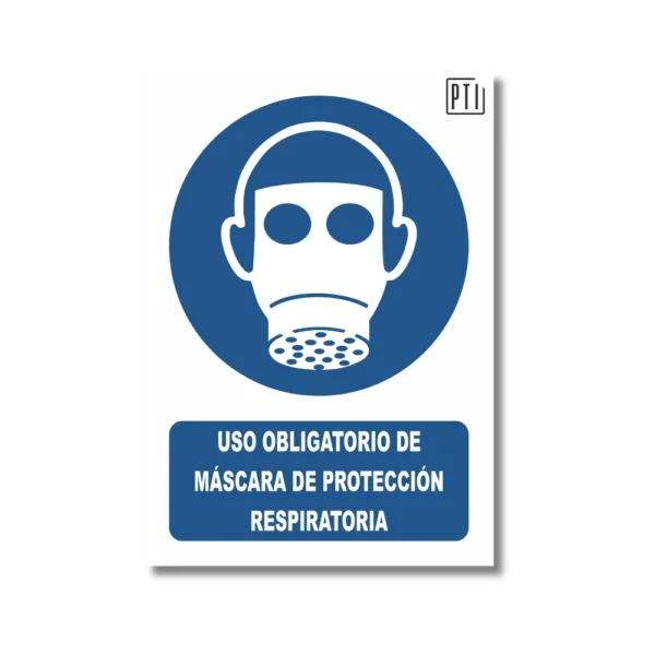 USO OBLIGATORIO DE MÁSCARA DE PROTECCIÓN RESPIRATORIA