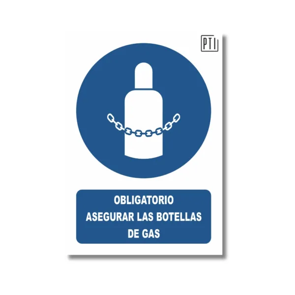 OBLIGATORIO ASEGURAR LAS BOTELLAS DE GAS