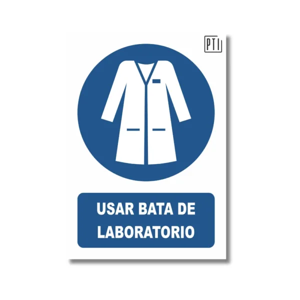 USAR BATA DE LABORATORIO