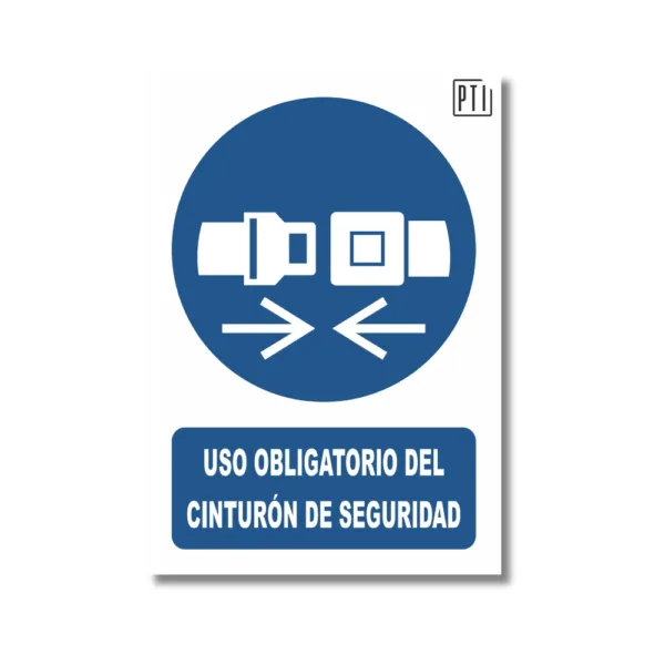 USO OBLIGATORIO DEL CINTURÓN DE SEGURIDAD