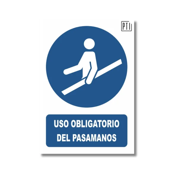 USO OBLIGATORIO DEL PASAMANOS
