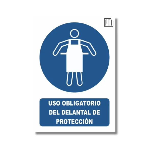 USO OBLIGATORIO DEL DELANTAL DE PROTECCIÓN