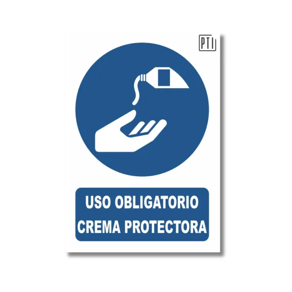 USO OBLIGATORIO CREMA PROTECTORA