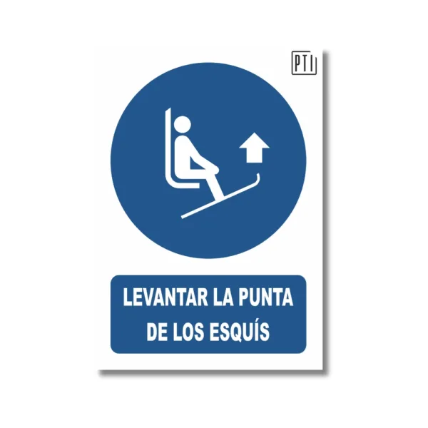LEVANTAR LA PUNTA DE LOS ESQUÍS