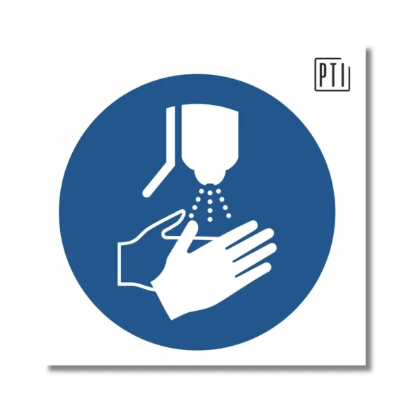 OBLIGATORIO DESINFECTAR LAS MANOS