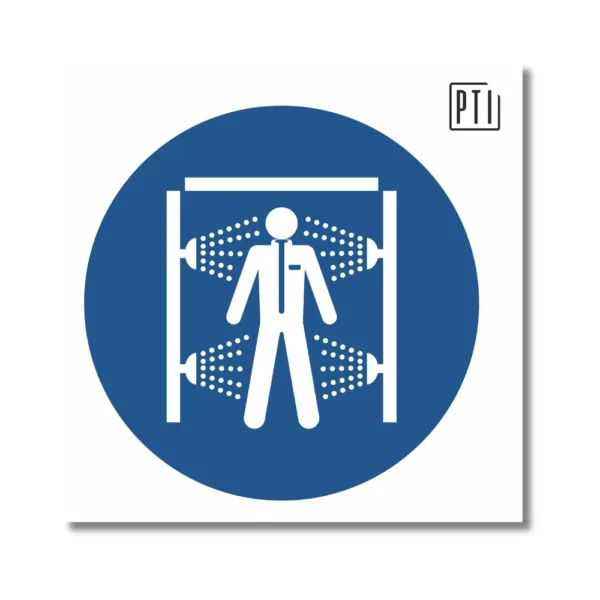 USO DUCHA DESCONTAMINACIÓN
