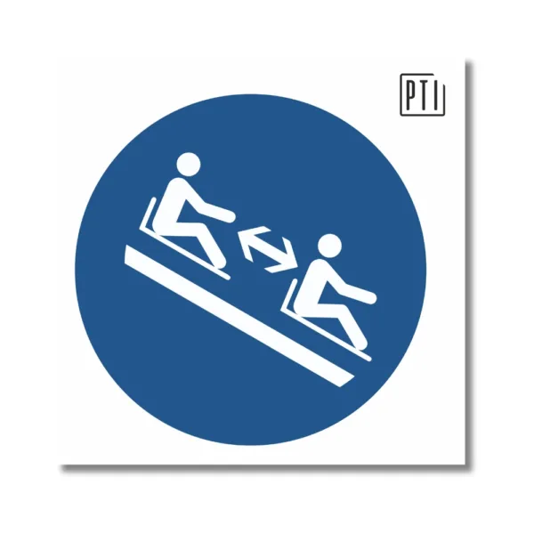 DEJAR DISTANCIA DE SEGURIDAD ENTRE TRINEOS