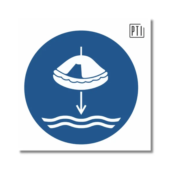 BAJAR EL BOTE SALVAVIDAS AL AGUA