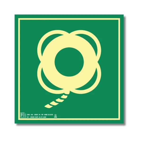 ARO SALVAVIDAS CON LÍNEA