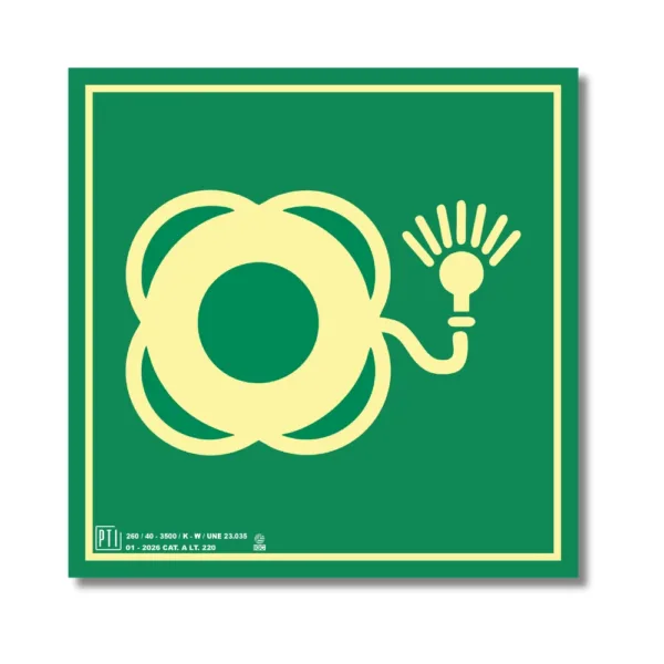 ARO SALVAVIDAS CON LUZ