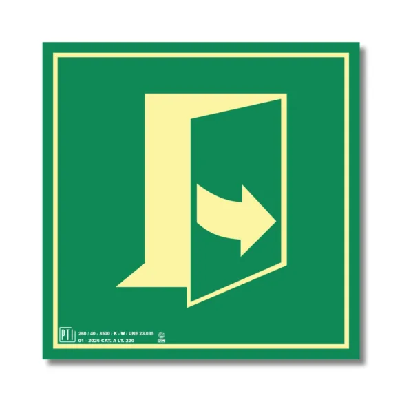 LA PUERTA SE ABRE TIRANDO DEL LADO IZQUIERDO