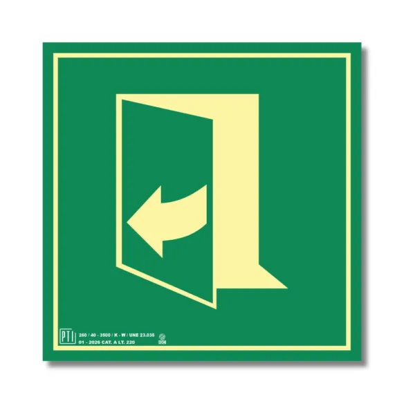 LA PUERTA SE ABRE TIRANDO DEL LADO DERECHO