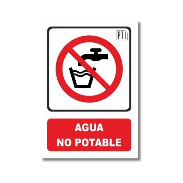 AGUA NO POTABLE