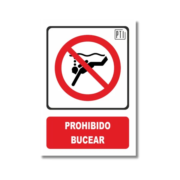 PROHIBIDO BUCEAR