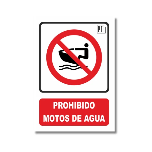 PROHIBIDO MOTOS DE AGUA